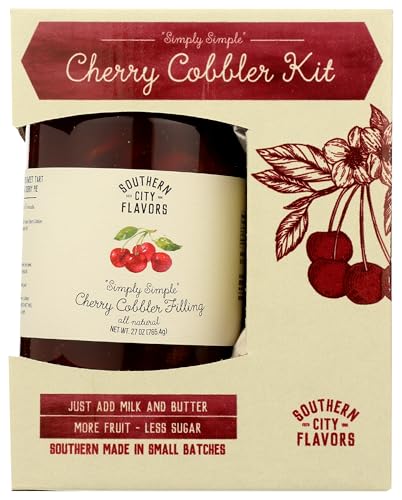 SOUTHERN CITY FLAVORS Cherry Cobbler Filling, 27 OZ