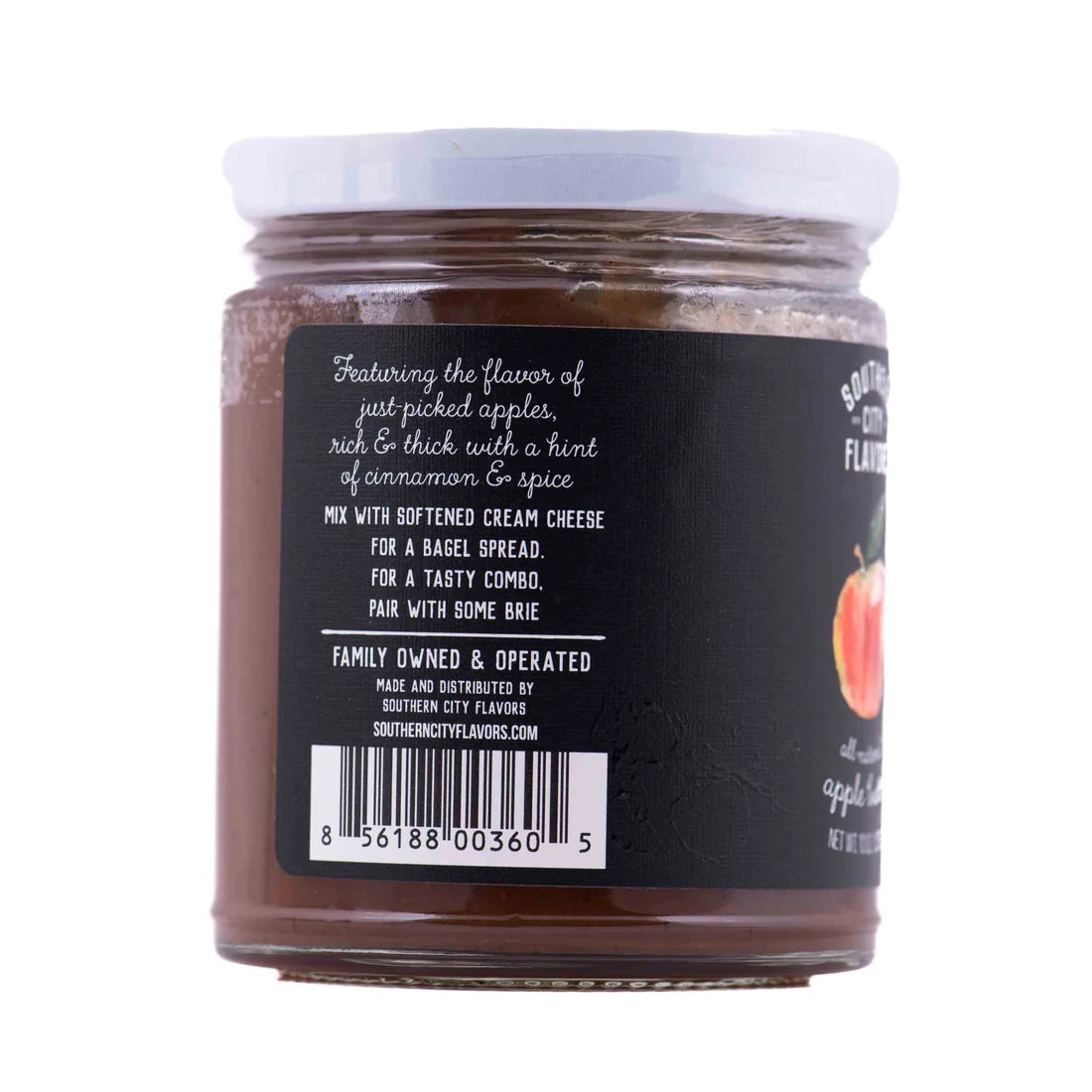 Southern City Flavors - All Natural Apple Butter - 10 Ounce