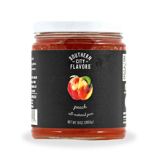 SOUTHERN CITY FLAVORS Peach Jam, 10 OZ