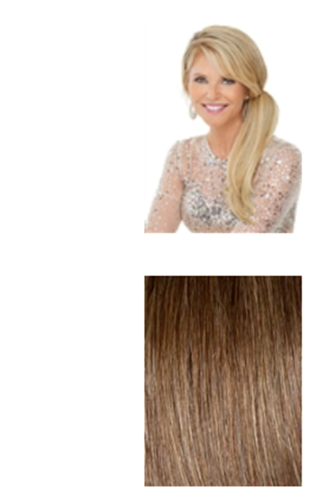 Hair2wear Clip-In Pony by Christie Brinkley, Dark Blonde HT1416T