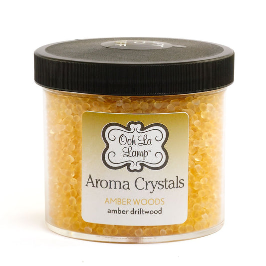 LA-TEE-DA- AROMA CRYSTALS - AMBER WOODS AROMA CRYSTALS - 12 OZ