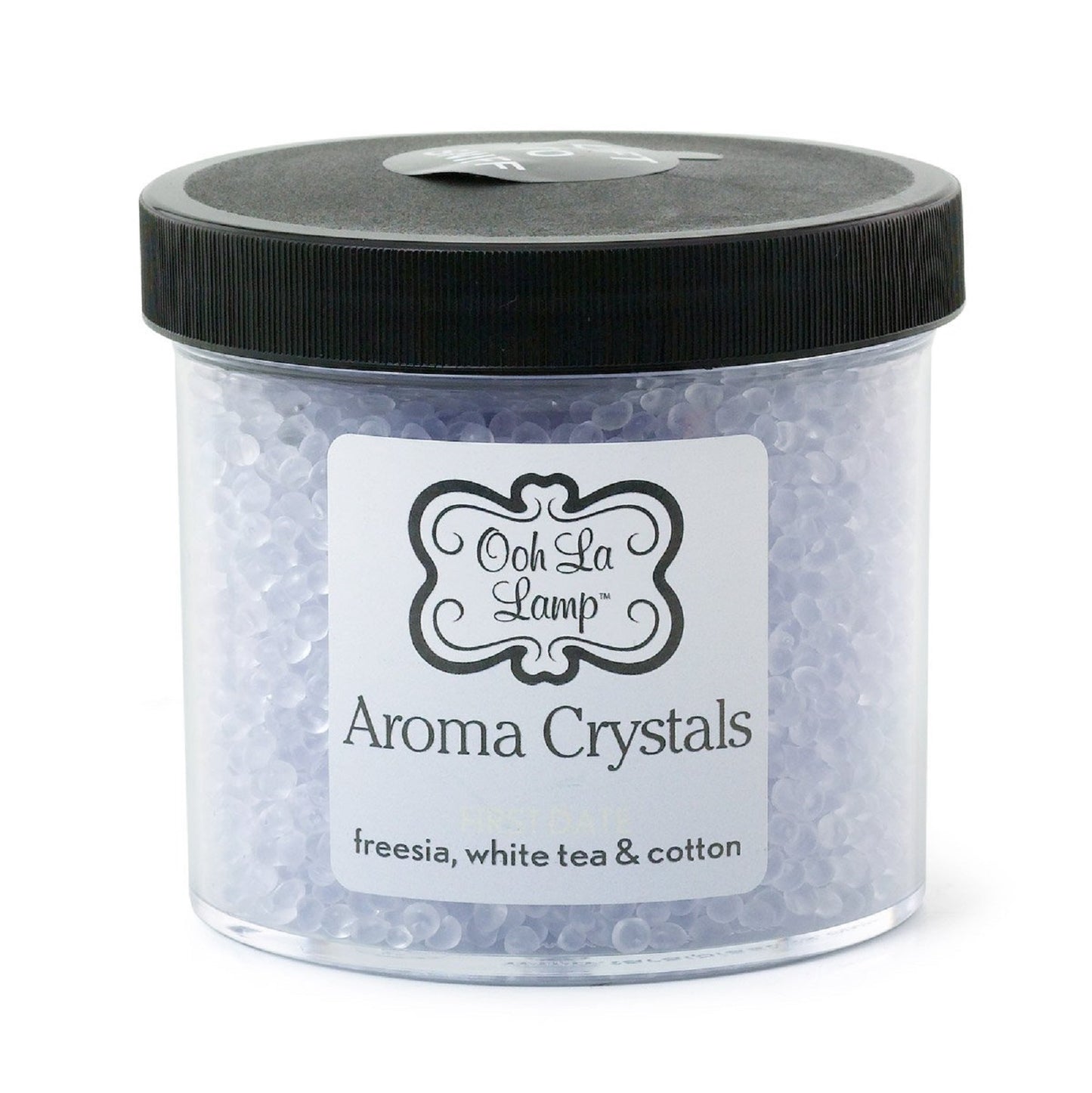 LA-TEE-DA! - AROMA CRYSTALS - AROMA CRYSTALS - FIRST DATE - ( FREESIA, WHITE TEA & COTTON ) 12 OZ
