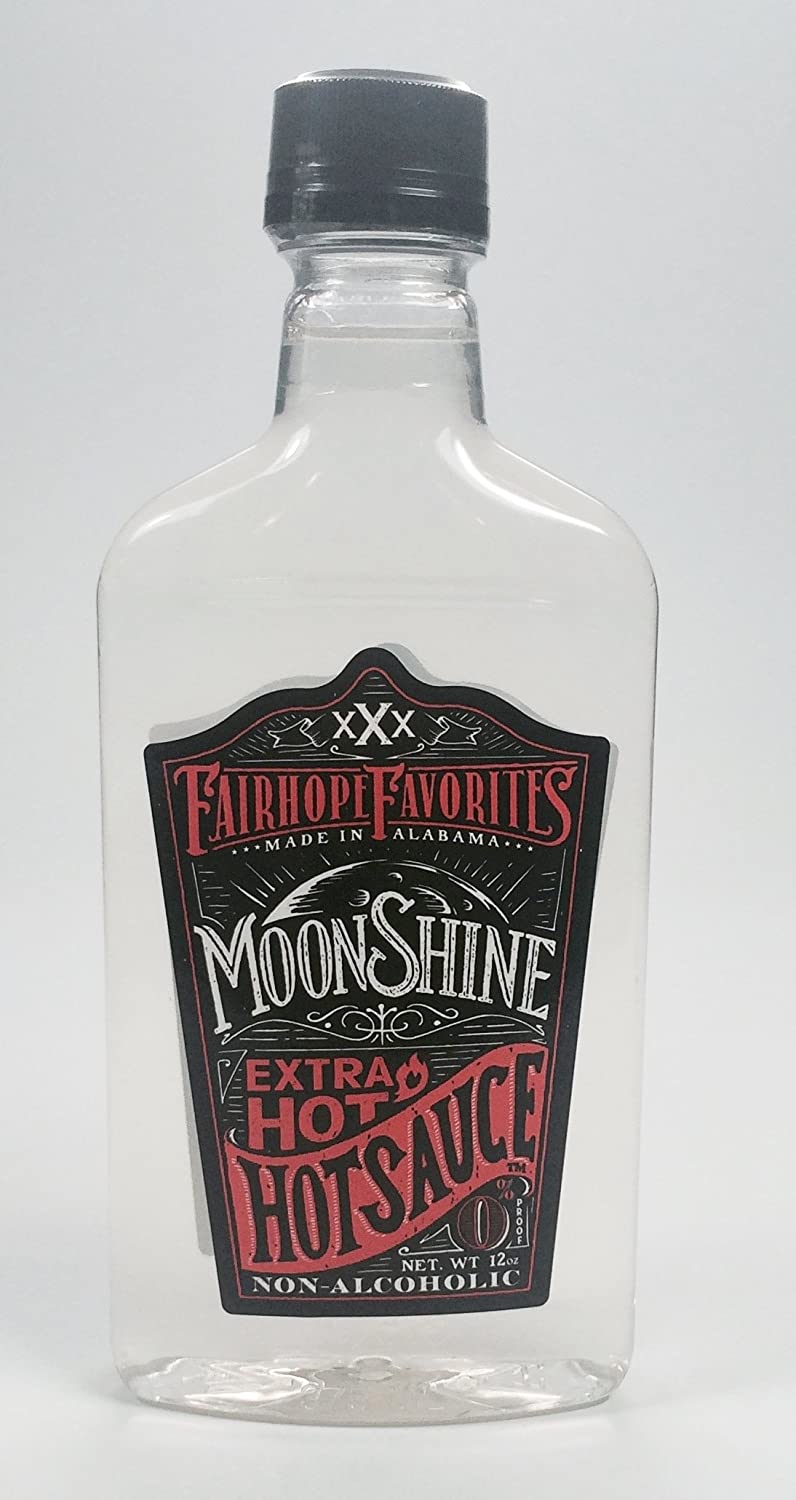 Fairhope Favorites - Moonshine Hot Sauce (Extra Hot, 6.75 oz or 12 OZ)