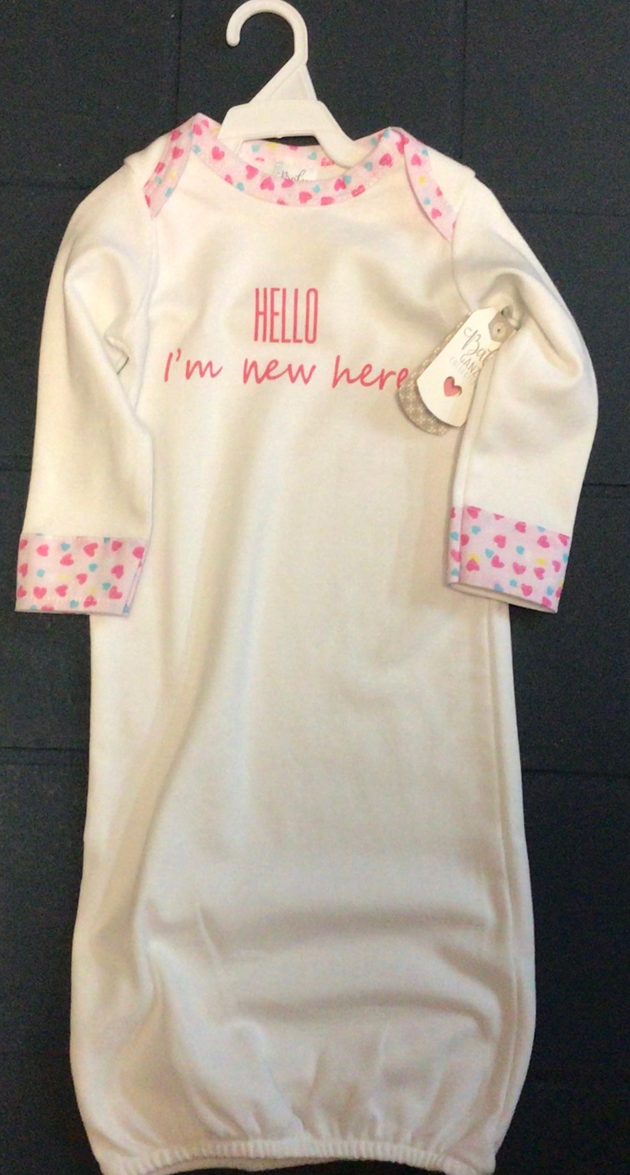 Ganz - Newborn Sleeper - Hello I’m New here - 0-6 Months- Pink