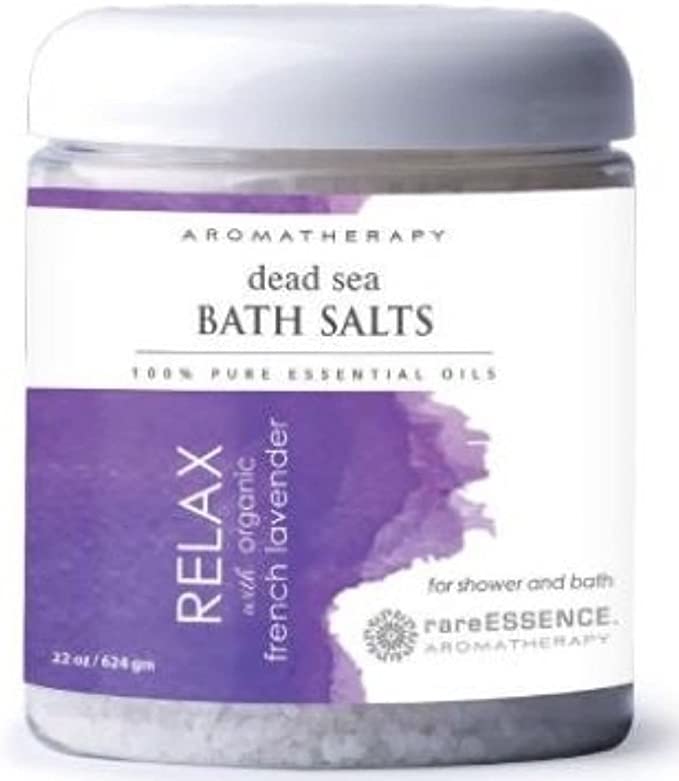 RareESSENCE - Relax - Bath Salts (French & Spike Lavender Essential Oils) 22 OZ