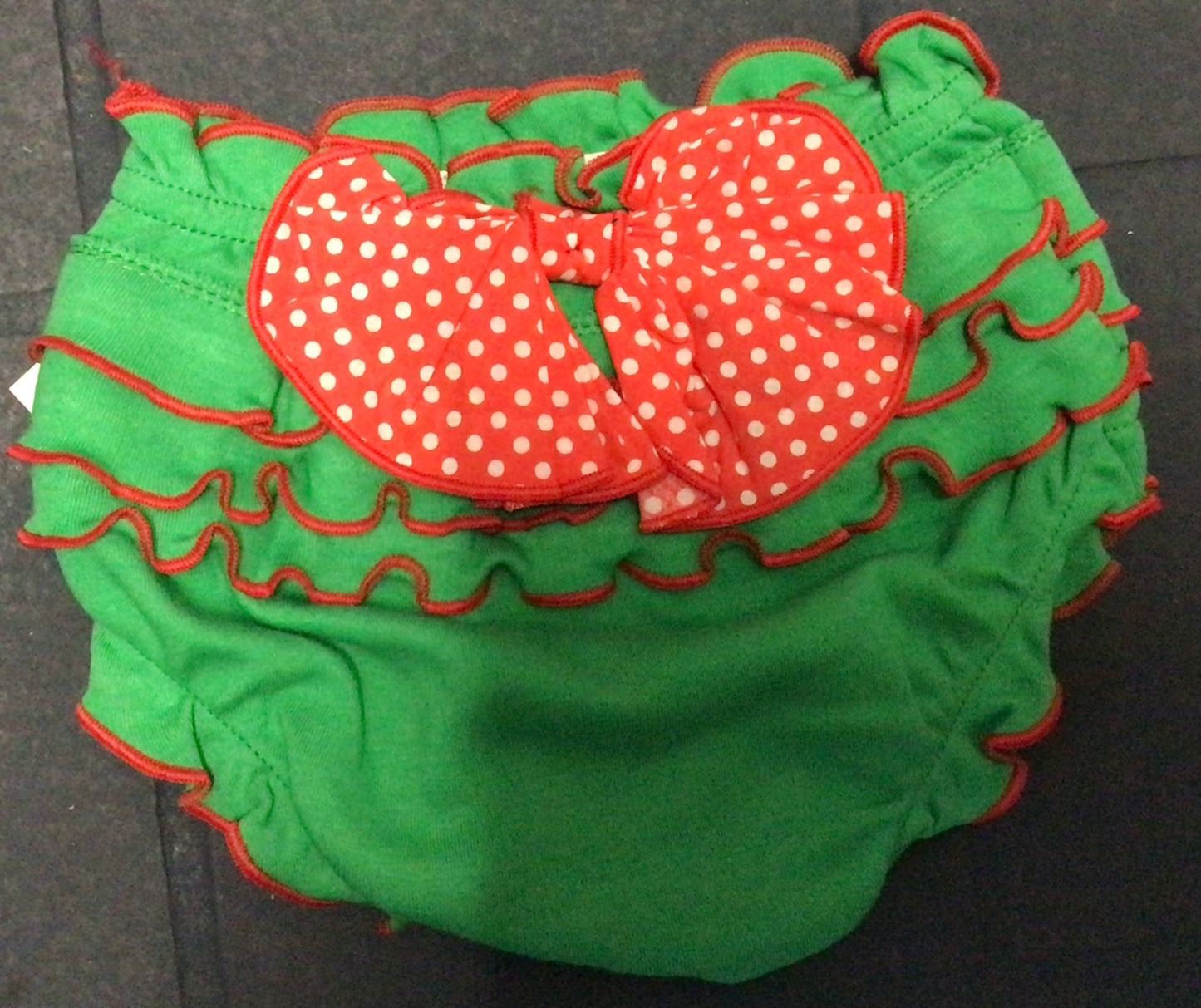 Ganz - Christmas Ruffled Baby Bloomers- 0-6 Months