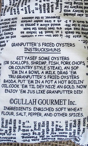 Gullah Gourmet (Grandputter's Fried Oysters)