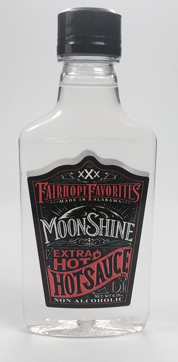 Fairhope Favorites - Moonshine Hot Sauce (Extra Hot, 6.75 oz or 12 OZ)