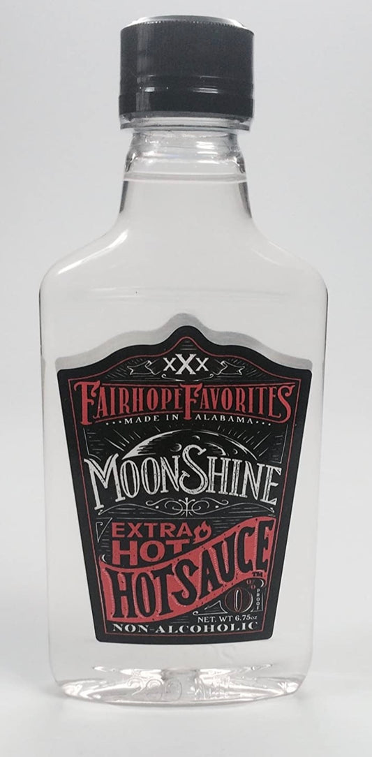 Fairhope Favorites - Moonshine Hot Sauce (Extra Hot, 6.75 oz or 12 OZ)