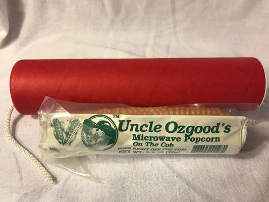 Fairhope Favorites Uncle Ozgood's Dynamite Microwave Popcorn on the Cob