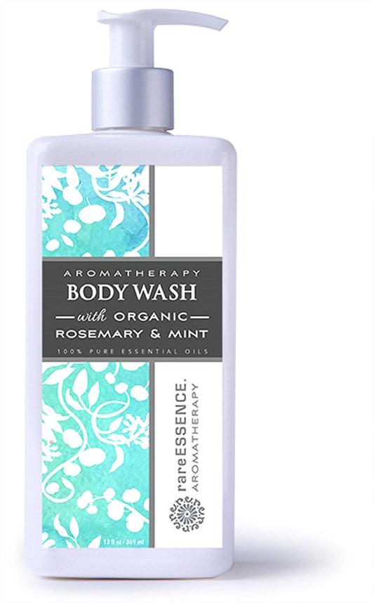 RareEssence - Rosemary & Mint - Organic Body Wash - 13 FL OZ
