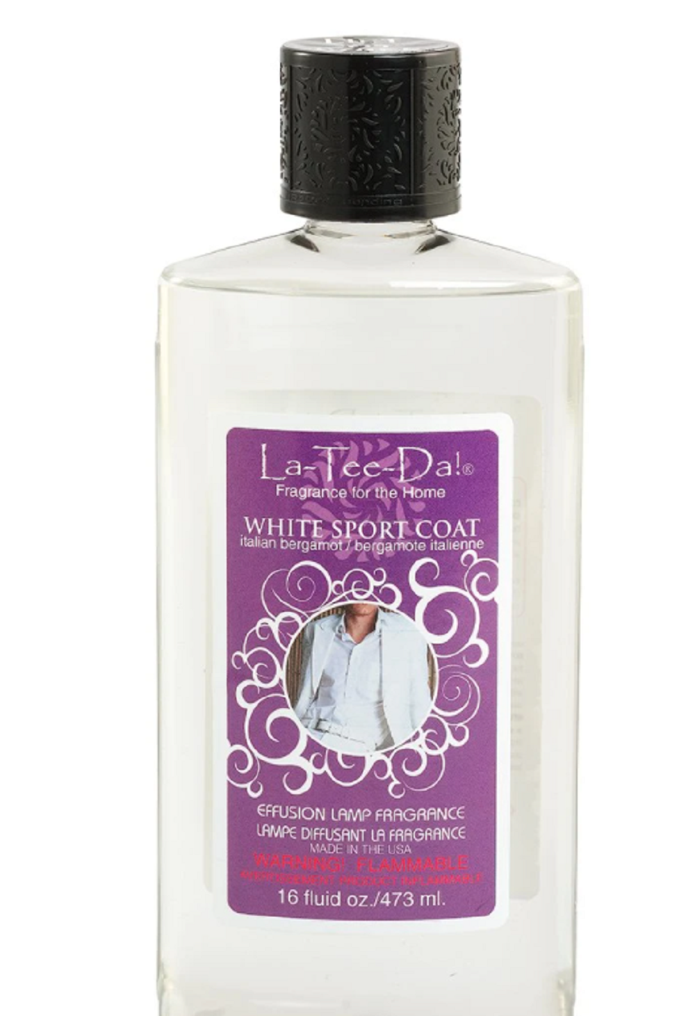La-Tee-Da- Effusion Lamp Refill - WHITE SPORT COAT ( Italian Bergamot)
