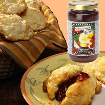 Gullah Gourmet - Strawberry Preserves - Skrawberry Splash - 10.5 OZ Jar