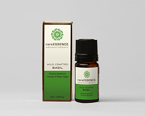 RareEssence - Aromatherapy - Essential Oil - Basil { Wild Crafted } - 5ml