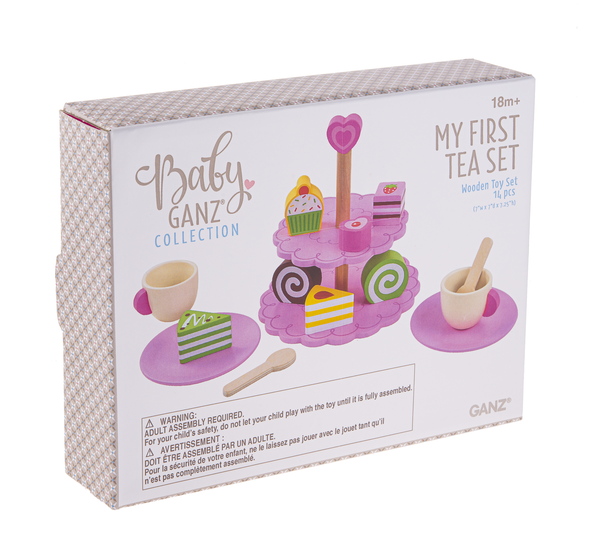 Ganz 14-Piece Toddler Toy, My First Tea Set