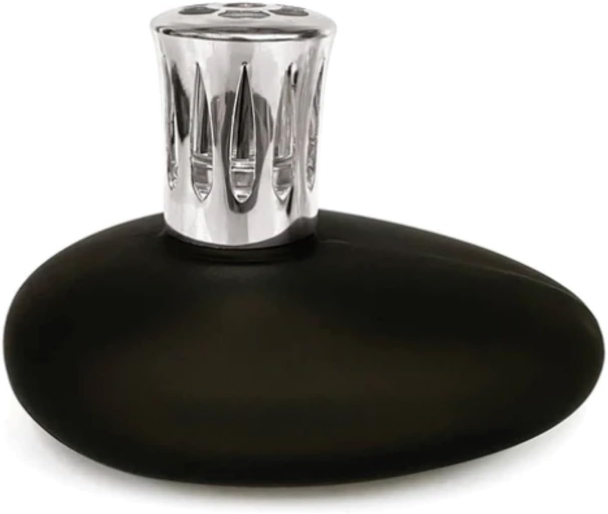 La-Tee-Da BLACK STONE ( Black ) Effusion Lamp Includes - Lamp, Solid Lid, Vent Lid, Funnel, Stone & Wick Assembly
