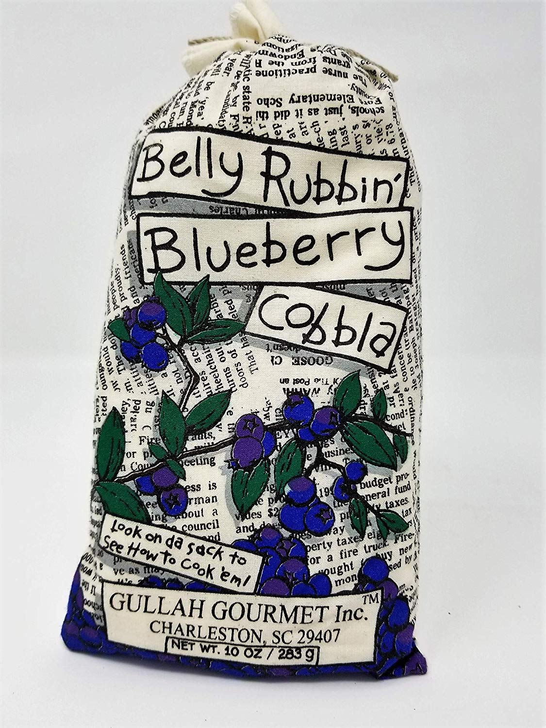 Gullah Gourmet -Belly Rubbin' Blueberry Cobbler Mix - 10 OZ Bag