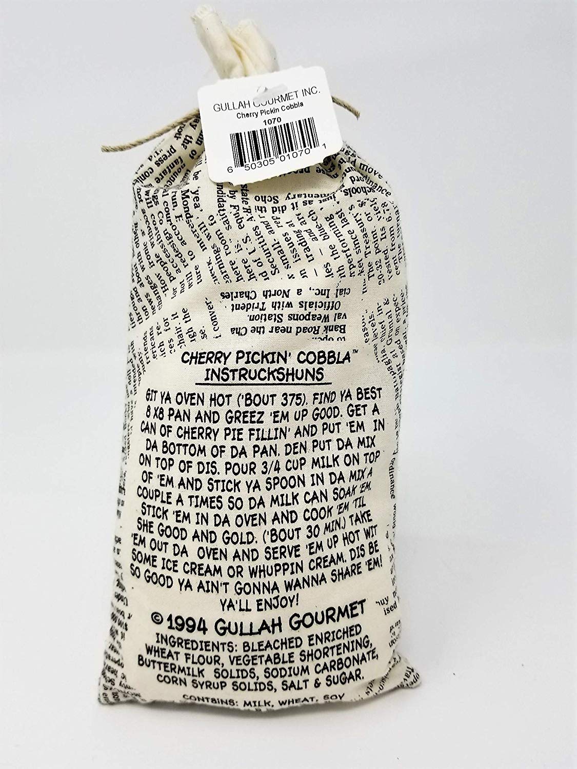 Gullah Gourmet - Cherry Pickin' Cobbler - 10 OZ Bag