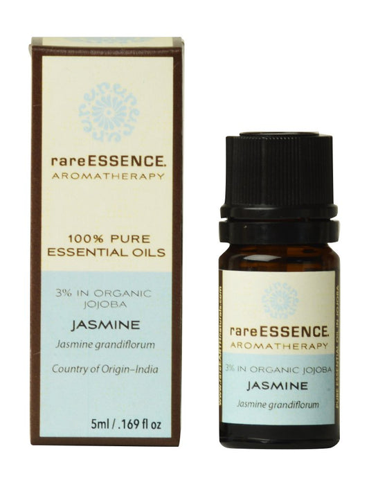 RareEssence - Aromatherapy - Essential Oil - Jasmine { 3 % Organic Jojoba } - 5ml