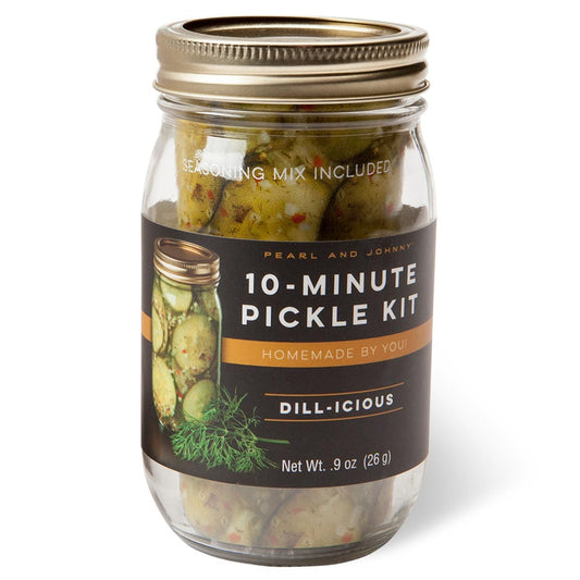 Dill-icious 10-Minute Pickle Kit Jar (Jar & Spice)