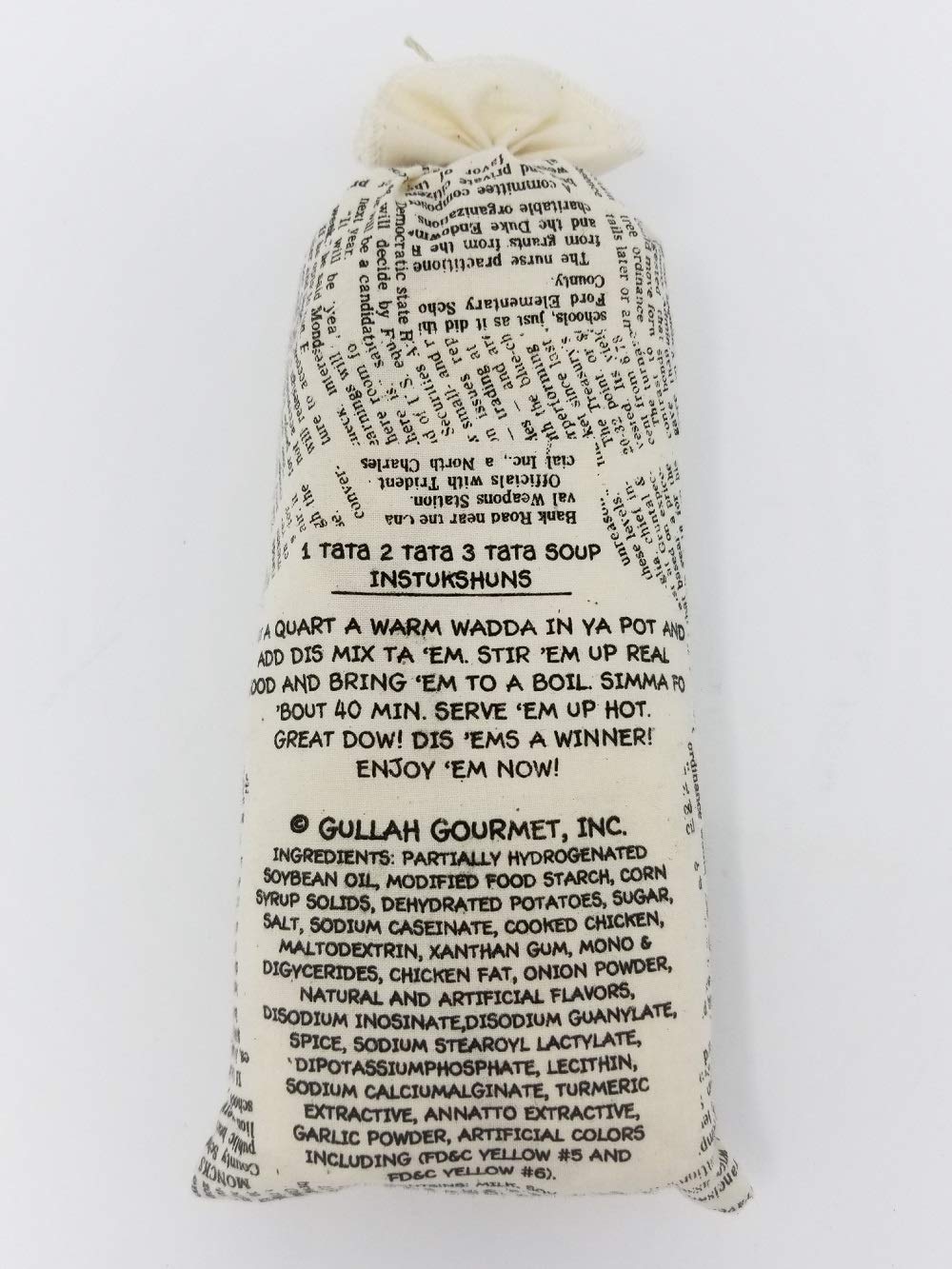 Gullah Gourmet - Potato Soup - 1 Tata, 2 Tata, 3 Tata Soup - 8 OZ Bag