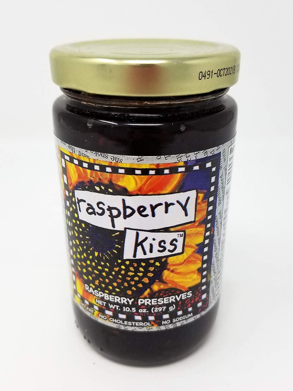 Gullah Gourmet - Raspberry Preserves - Raspberry Kiss - 10 OZ Jar