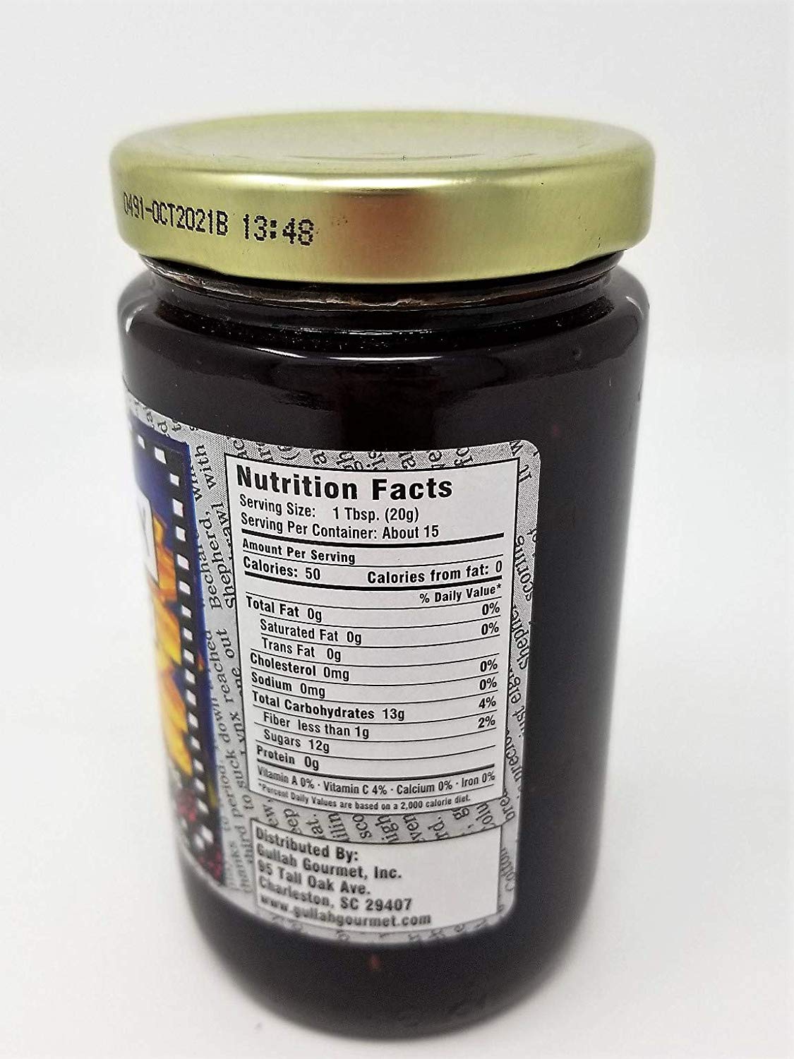 Gullah Gourmet - Raspberry Preserves - Raspberry Kiss - 10 OZ Jar