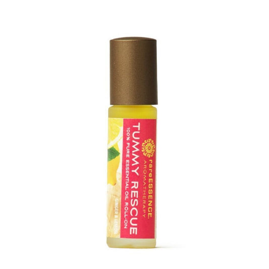 RareEssence - Tummy Rescue- Aromatherapy Roll-On Oil - .33 OZ