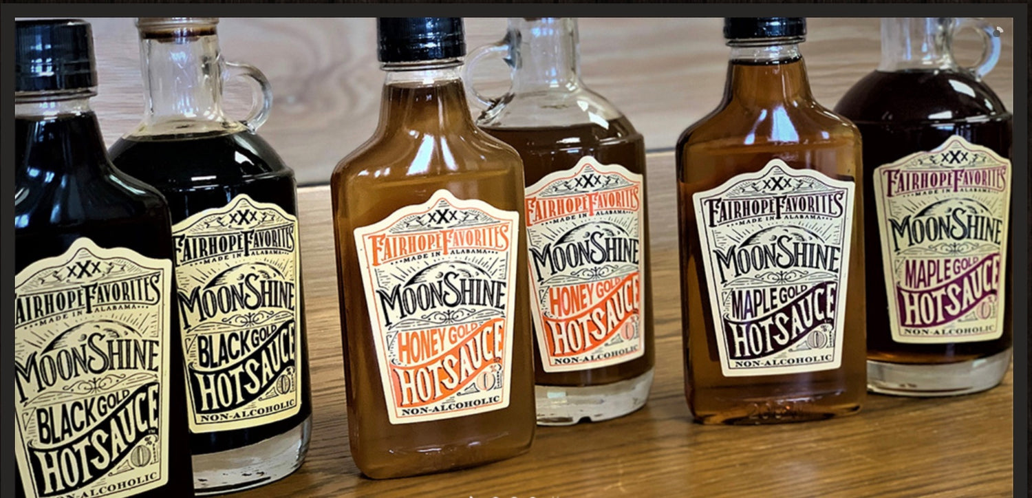 Fairhope Favorites Moonshine Hot Sauces & More