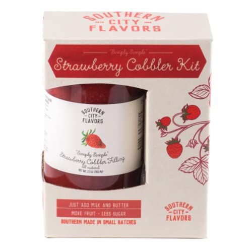 SOUTHERN CITY FLAVORS Strawberry Cobbler Filling, 27 OZ