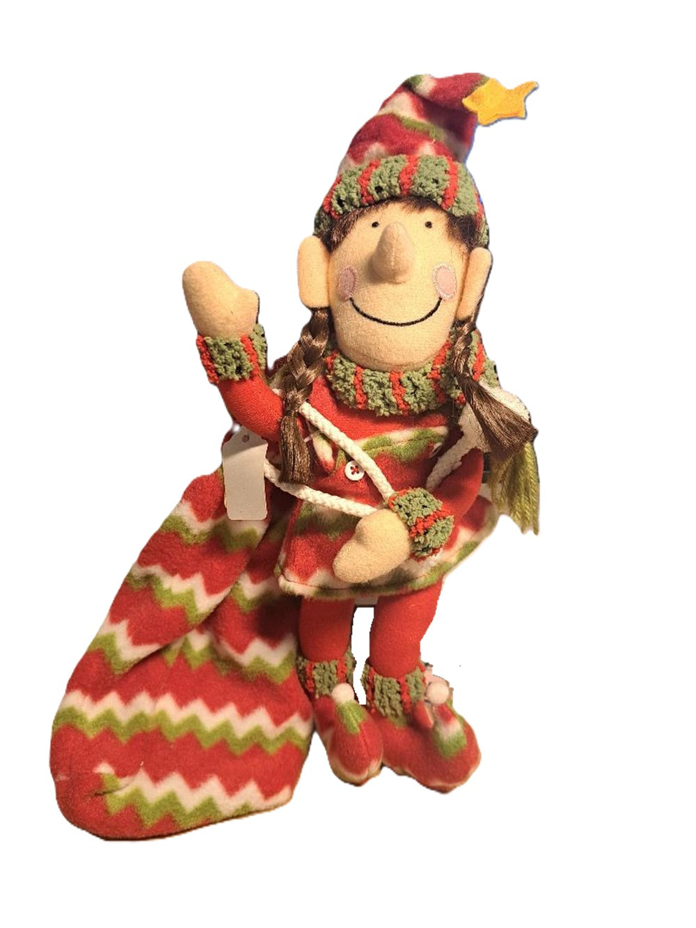 Elf Girl with Brown Hair Includes Free Bag & 1 Extra Outfit