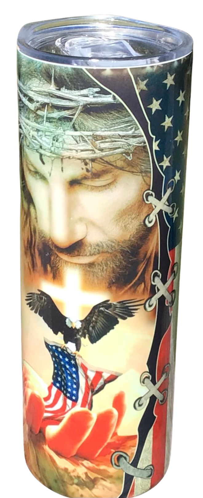 Skinny Tumbler (One Nation Under God) 20 FL OZ