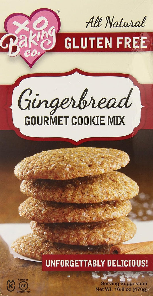 XO Baking Co. Gingerbread Cookie Mix, 16.8 ounce, Gluten Free, 1 Pack