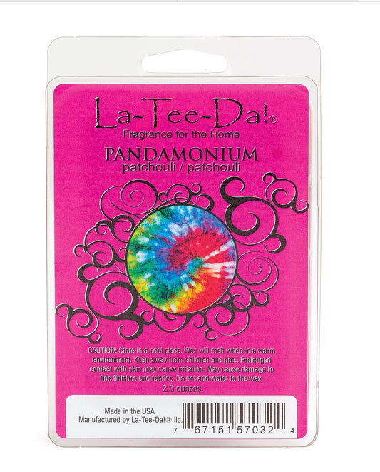 LA-TEE-DA! - WAX MELT - PANDAMONIUM - PATCHOULI - 2.5 OZ