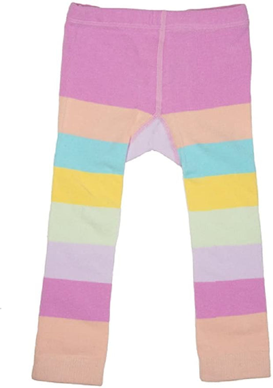 Ganz Baby Girl Striped Rainbow Leggings 0-12 Months - Unicorn