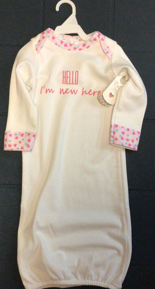 Ganz - Newborn Sleeper - Hello I’m New here - 0-6 Months- Pink