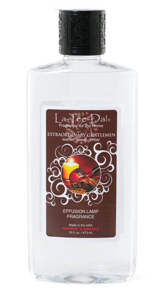 LA-TEE-DA! - EFFUSION LAMP FRAGRANCE REFILL - EXTRAORDINARY GENTLEMEN - 16 OZ