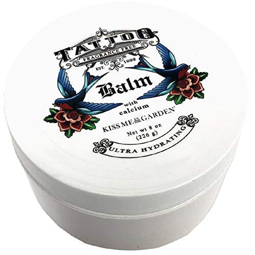 Kiss Me in The Garden - Tattooed You Collection - Shea Body Butter Balm for Tattoos 8 OZ - KISS00106