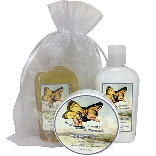 Kiss Me In The Garden - Baby Bath Collection - Baby Bath Gift Set - 3 PC Gift Set - KISS00017