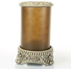 La-Tee-Da! Carved Wood Chocolate Frosted Glass AromaLume Fragrance Generator