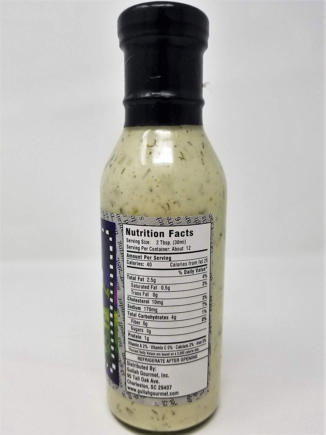 Gullah Gourmet - Cool Hand Cuke - Onion Cucumber Dressing - 12 Fl OZ Bottle