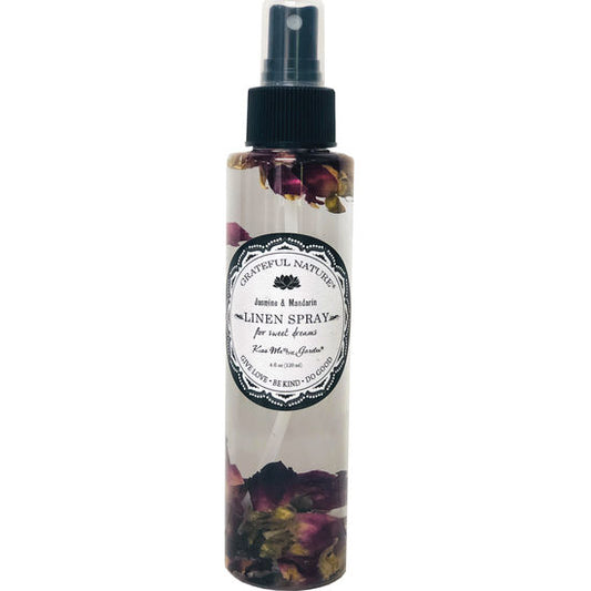 Kiss Me in The Garden - Grateful Nature - Linen Spray With Rose Petals - 6 OZ- KISS00131