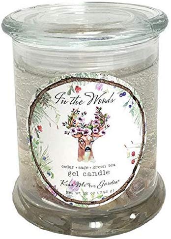 Kiss Me in the Garden - in The Woods Collection - 12 Ounce Gel Candle - Kiss00074