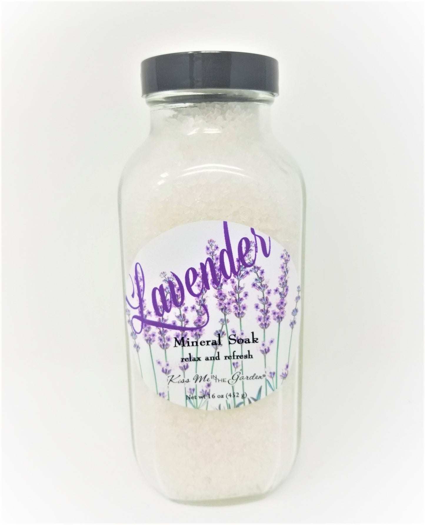 Kiss Me In The Garden - Lavender Lovers Collection - Mineral Soak - KISS00093